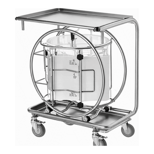 Carrito de Acero Inoxidable para Cuarto Limpio con Bandeja para Cultivo en Módulo de 100 Capas - Product Image 2