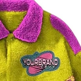 Veste en cuir de qualité supérieure pour hommes, style universitaire, avec patch brodé en chenille, service d'échantillons OEM ODM disponible - Product Image 3