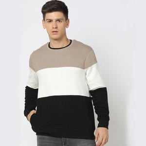 Classic Men's Loose Fit Crew Neck Lined Design Eco-Friendly Sweatshirt Custom Logo 100% Cotton Soft Stylish for Daily Use Summer - Product Image 1