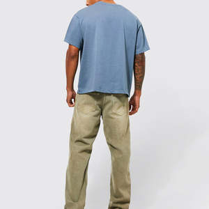 Camiseta de Hombre de Alta Calidad, Transpirable, 100% Algodón, Corte Cuadrado, Hecha en Pakistán, Personalizada, Manga Corta, Corte Regular, Material de Primera Calidad - Product Image 2