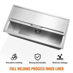 Frigorifero Commerciale in Acciaio Inox per Cucina, 36"L x 18"W x 14"H, Capacità 40.9 qt, con Cassetto Scorrevole per Esterni - Product Image 4
