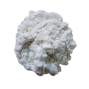 Fils de coton recyclé de fabrication indienne, fibres douces à haute absorption pour le nettoyage et le rembourrage textile, disponible à la vente - Product Image 1