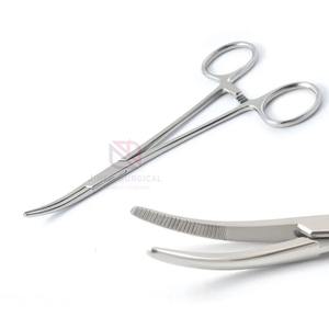 Forceps chirurgicaux manuels en acier inoxydable avec logo personnalisé OEM |   Outil de ligature de précision certifié CE pour hôpital - Product Image 1
