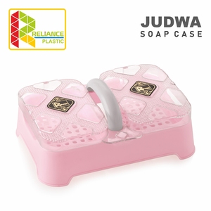 Porte-savon en plastique Reliance, style classique, durable, antidérapant, avec couvercle, plusieurs couleurs, facile à nettoyer, pour la salle de bain, fabriqué au Gujarat, sans BPA - Product Image 3