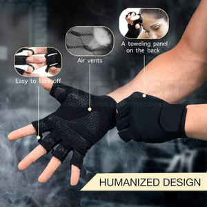 Guantes de Levantamiento de Pesas con Logotipo Impreso a Precio de Fábrica, Guantes de Levantamiento de Pesas Antideslizantes para la Palma de la Mano, Más Vendidos - Product Image 2