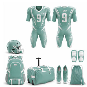 Durable American Football Uniform <b>Kit</b> Comfortable Fit For <b>School</b> And Club Teams American Football Uniform <b>Kit</b> - Product Image 1
