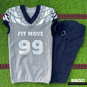 เสื้อฟุตบอลอเมริกันคุณภาพพรีเมียมสำหรับผู้ใหญ่ ดีไซน์ทันสมัย ตัดเย็บพอดีตัว เนื้อผ้านุ่มสบาย รับผลิตแบบ OEM - Product Image 2