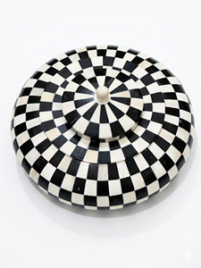 FAIZA CRAFT Boîtes à bijoux modernes en os gravées au laser sur mesure, plusieurs tailles et couleurs, boîtes à bibelots de luxe imbriquées - Product Image 6