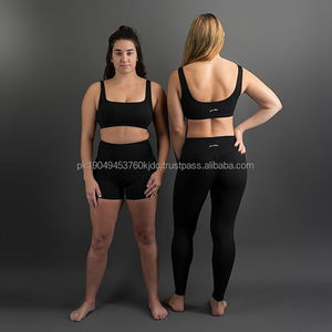 Sports Bra Wirefree Mid Yoga <b>Plus</b> <b>Size</b> Lightweight Breathable Anti-Odor Quick Dry Eco-Friendly Striped Unique Cross Back Strappy - Product Image 6