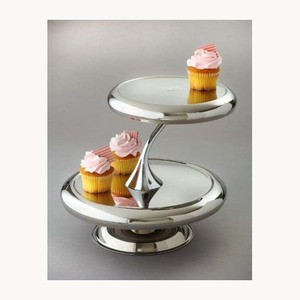 Support à gâteau en métal finition or, nouveau design, personnalisé, élégant, pour hôtels, buffets et événements. - Product Image 5