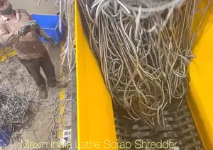 Trituradora de Doble Eje con Panel de Control Automático para Aplicaciones Industriales, Trituradora de Chatarra para Torno - Product Image 4