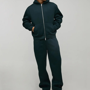Comfortable Oversize Men Zipper Tracksuit Relaxed Sports Outfit Custom Design Oversize Men Zipper Tracksuit - Product Image 1