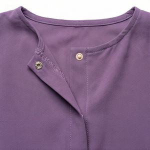 2025 OEM Kimono Abaya pour femmes musulmanes, en tissu polyester épais, doux et très extensible, col en V, manches longues, pour fêtes, Ramadan, mariages - Product Image 4