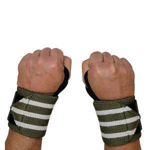 Attelle de poignet réglable avec fermeture auto-agrippante motif camouflage pour la musculation et l'entraînement de force – Protection de paume pour homme - Product Image 1