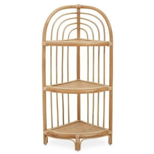 Rattan shoe rack stands floor standing racks to store shoes hand-crafted cane shelving unit - Product Image 1