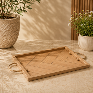 Bandeja de mármol blanco al mejor precio, elegante y duradera para servir bebidas o exhibir decoración con diseño elegante - Product Image 5