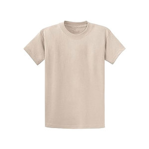 T-shirt Homme Personnalisé en Coton 100% Qualité Luxe Col Rond Côtelé Streetwear Oversize avec Logo – Collection Été - Product Image 1
