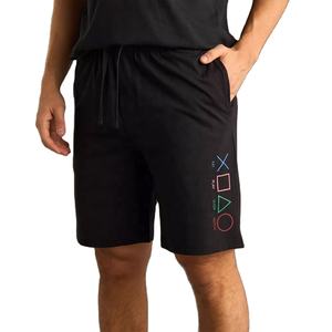 Trendy Men's Plus Size Casual Twin <b>Set</b>-Geometric Shapes Print Tee with Drawstring Shorts for Summer Outings Everyday Relaxation - Product Image 3