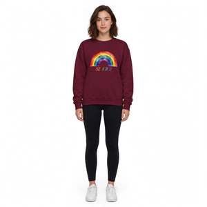 Compre al por mayor sudaderas estampadas para mujer, sudaderas de invierno informales de cuello redondo y corte ajustado a la moda para mujer de BD - Product Image 2