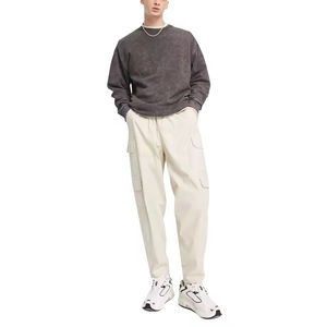 Sudaderas con Capucha para Hombre, Invierno, 350g, Lavado Ácido, 100% Algodón, Hechas a Medida, Alta Calidad, Transpirables, Ecológicas, Cuello Redondo - Product Image 6