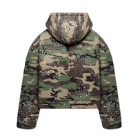 Sweat à capuche en chenille brodé, imperméable, ultra moderne, de haute qualité, fabriqué sur mesure, style streetwear d'hiver, 100% coton, avec perles