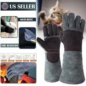 Guantes de soldadura de cuero de oveja antiestáticos, cómodos y en oferta, equipo de protección personal para las manos, guantes de seguridad para soldador. - Product Image 6