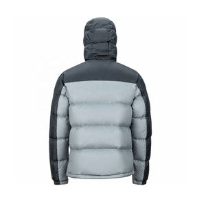 Veste matelassée pour homme, hiver, logo personnalisé, gris et noir, imperméable, respirante, écologique, soldes, meilleure vente - Product Image 3