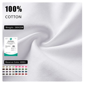 T-shirts unisexe de haute qualité pour hommes, style streetwear, coupe ample, col rond côtelé, en coton lourd - Product Image 4