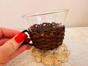 Juego de Posavasos Redondos de Ratán Tejidos a Mano con Diseño Floral en Espiral, Ideal para Mesa de Comedor, Tazas de Café y Decoración Natural de Mesa - Product Image 6