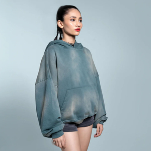 Sudaderas con Capucha de Alta Calidad para Mujer, Diseño 2025, Estilo Desgastado, Lavado Ácido, para Invierno - Product Image 5