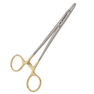 Portaagujas Ryder de 7 Pulgadas, Instrumento Quirúrgico Dental de Acero Inoxidable, Pinza Hemostática Ortodóntica con Agarre de Precisión y Bloqueo - Product Image 1