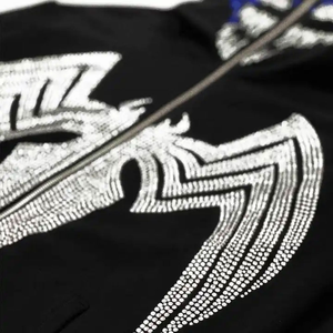 Sweat à capuche zippé intégral surdimensionné personnalisé en coton épais avec double fermeture éclair, style streetwear hiver, cagoule intégrée pour homme - Product Image 6
