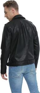 New Arrival Leather <b>Jacket</b> Manufacturer – Real Leather <b>Men</b>’s <b>Jacket</b>, Fashion <b>Biker</b> Design, OEM ODM Service, Bulk Wholesale Price - Product Image 2