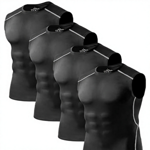 Chaleco Deportivo PREDATEX INDUSTRIES para Hombre, Cuello Redondo, Color Sólido, Poliéster/Algodón, Secado Rápido, Tejido de Punto, para Entrenamiento y Running al Aire Libre - Product Image 3