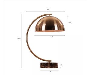 Luxury Modern Designer Aluminum <b>Table</b> Lamp Premium <b>Bedside</b> Lamp with Decorative Contemporary Design - Product Image 4