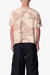 T-shirt pour homme à manches courtes, col rond, imprimé camouflage, style décontracté, jersey 100% coton, coupe ajustée, toutes tailles - Product Image 4