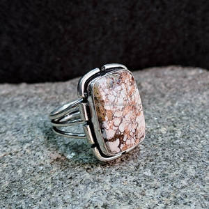 Bague de déclaration de forme rayonnante en argent sterling 925 bijoux de pierres précieuses cadeau pour femmes et filles pour les mariages - Product Image 6