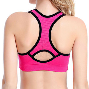 Tissu extensible à séchage rapide avec soutien confortable pour soutien-gorge de sport pour femme, idéal pour l'entraînement, le yoga, la course à pied et la vie active. - Product Image 4