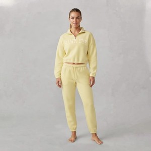 HAWK EYE SPORTS Automne/Hiver – Sweat à capuche ras du cou en molleton 100 % coton pour femme, style streetwear, couleur unie, épaules tombantes, respirant, anti-rétrécissement - Product Image 3