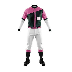Camiseta de Béisbol Transpirable con Estampado de Rayas, 100% Poliéster, Uniforme Deportivo Profesional de Softbol con Botones, Unisex, Nuevo - Product Image 5