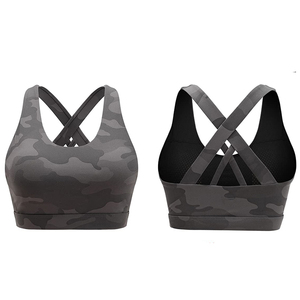 Wholesale Custom Logo High Quality Breathable Simple Yoga <b>Bra</b> Top Fitness Women Sports <b>Bra</b> Customized Color - Product Image 6