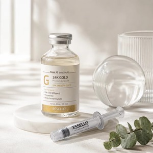 Ampolla Facial de Oro 24K Essello, Ampolla de Oro Real para una Piel Radiante, Ampolla Nutritiva para la Piel, Suero Iluminador de Oro - Product Image 5