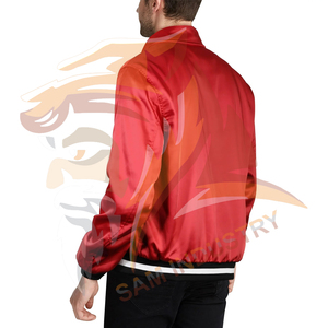 Chaqueta Bomber de Satén para Hombre, Nueva Llegada, Ajuste Cómodo, Cálida para Invierno, Chaqueta Varsity de Béisbol de Alta Calidad - Product Image 2