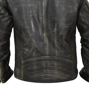 Chaqueta de Cuero para Motociclistas, al por Mayor de Fábrica, Chaqueta de Cuero PU para Hombre, Chaqueta de Cuero de Alta Calidad, Ordene Ahora - Product Image 6