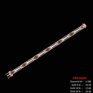 Pulsera de oro con diamantes naturales certificados por IGI, color EF, corte brillante redondo, claridad VVS VS, joyería fina, pulsera de lujo para mujer - Product Image 3