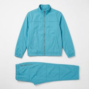 Men Sports Tracksuit Nylon Jacket and <b>Pants</b> Set Breathable Running Gym Wear OEM Wholesale - Product Image 2