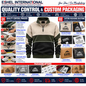 Sweat-shirts à demi-zip en mélange coton-élasthanne – Usine de vêtements OEM pour marques de mode et commandes en gros pour acheteurs de vêtements - Product Image 2