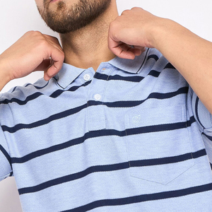 Polo pour homme à col rabattu et boutons sur le devant, fabriqué à Sialkot, avec poche avant gauche, style décontracté pour l'extérieur - Product Image 6