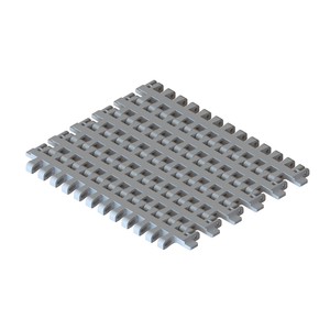 สายพานลำเลียงแบบโค้งกว้าง MODU MT2 CP 5 ทำจากโพลีออกซีเมทิลีน (POM) ทนทานต่อสารเคมี สายพานลำเลียงใหม่สำหรับโรงงานผลิต - Product Image 4
