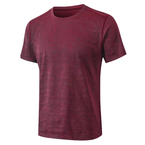 Camiseta de Algodón Bordada de Alta Calidad de Marca al por Mayor, Cómoda, Transpirable, Cuello Redondo, Manga Corta, para Hombre y Mujer - Product Image 5